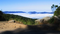 Fog in the San Lorenzo River Valley (2840ft)